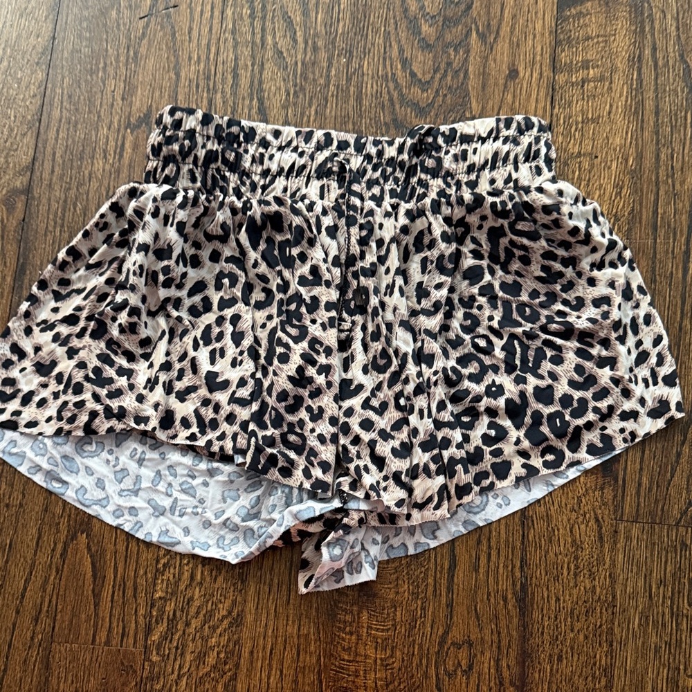 Leopard Print Girl’s Shorts